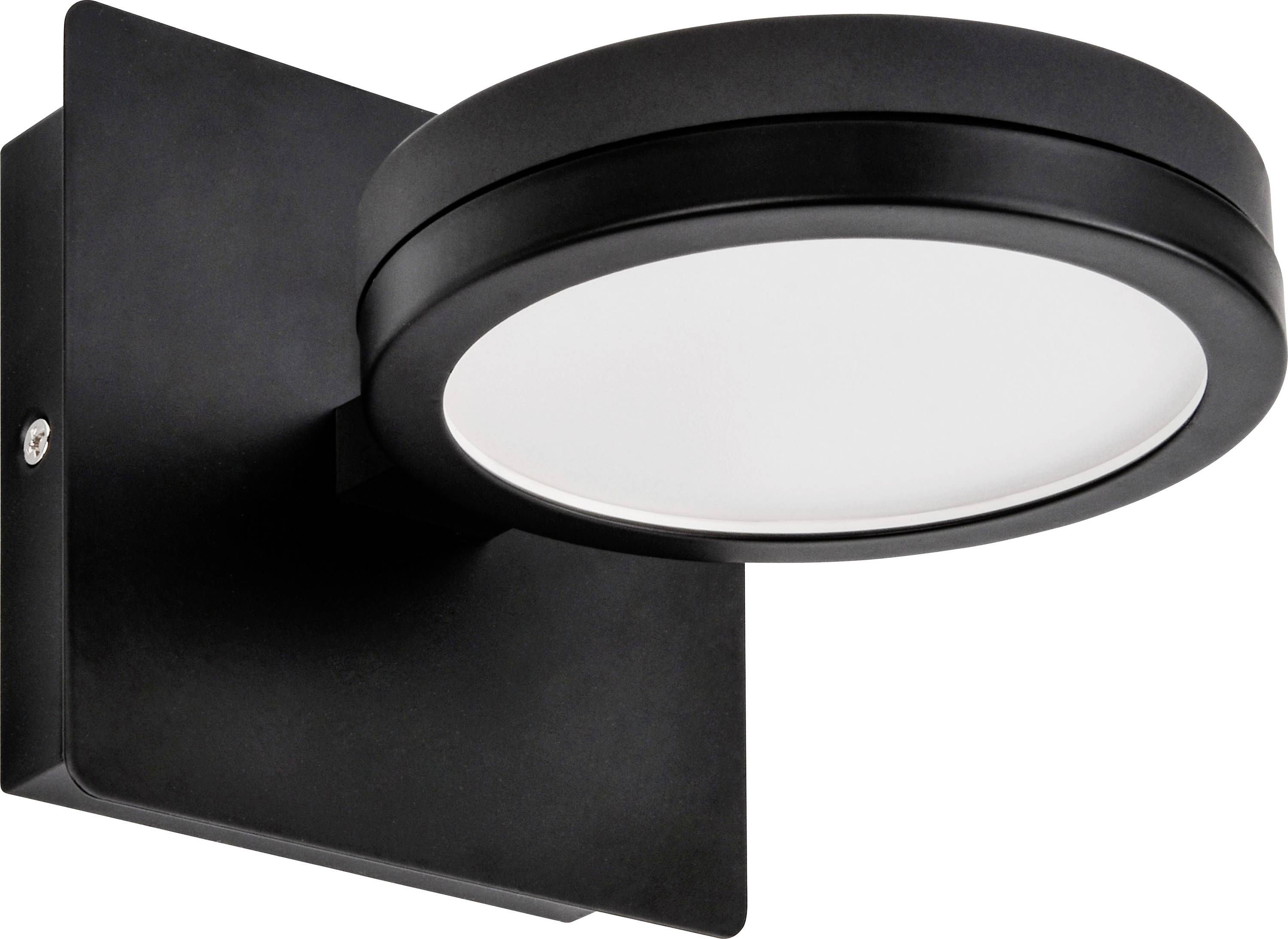 LightMe LM85673LM85673 LED-Wandleuchte GX53 6W LED Schwarz