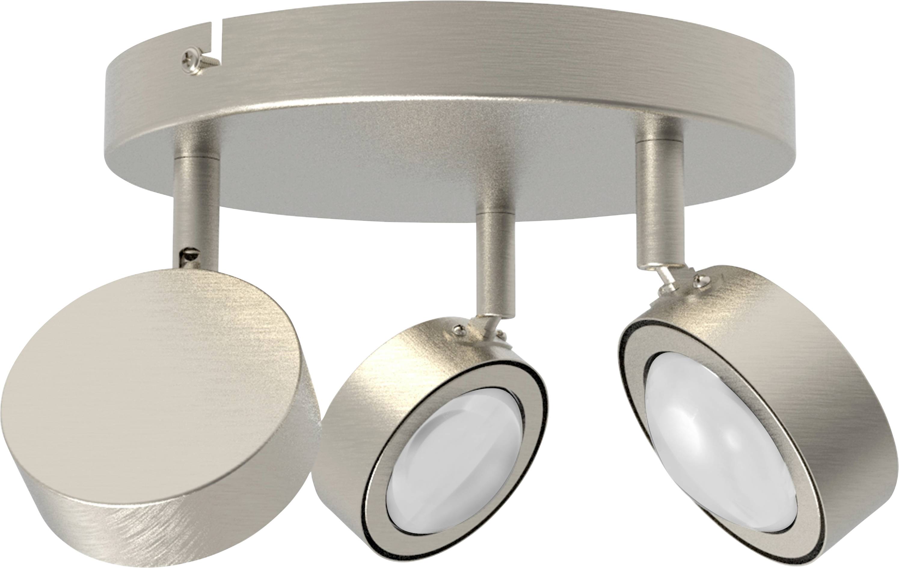 LightMe LM85822LM85822 LED-Deckenleuchte LED GX53 14W Titan