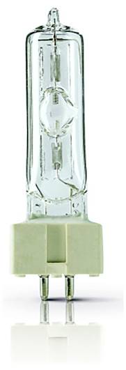 Eine transparente Halogenlampe mit G9-Sockel; geeignet für Beleuchtungszwecke.