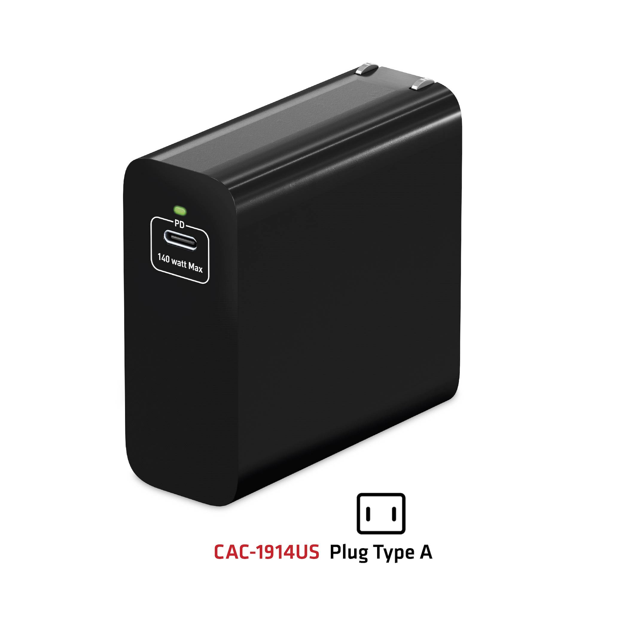 Club3D CAC-1914EU USB Ladegerät 140W 1x USB-C® USB PD 3.1, USB PD Schwarz GaN