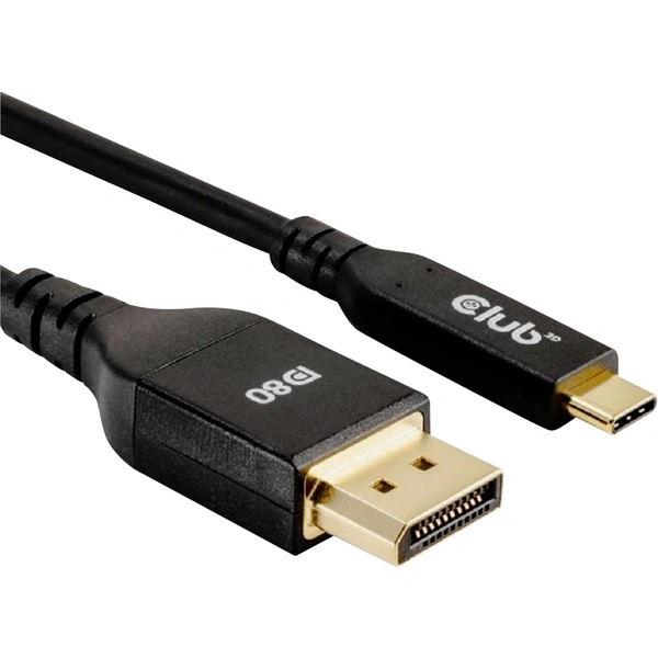 Club3D USB-C®-Displaykabel 1.00m Schwarz CAC-1559 Club3D USB-C®-Displaykabel 1.00m Schwarz CAC-1559