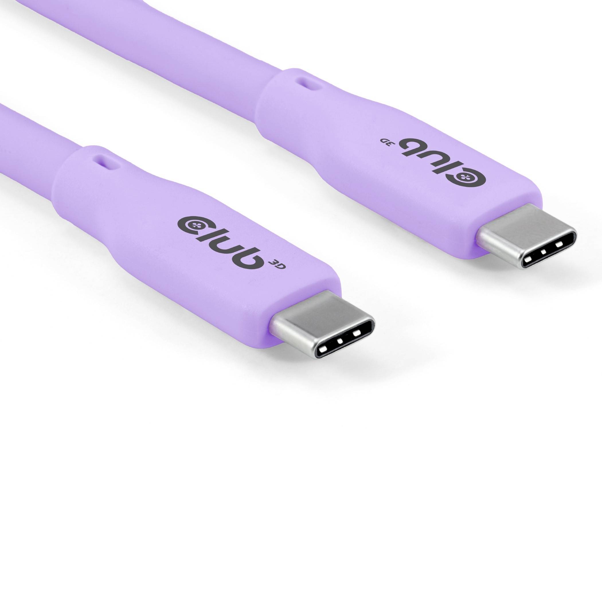 Club3D USB-C® Kabel USB-C® Stecker 2.00m Violett CAC-3004