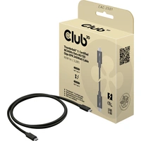 Club3D Thunderbolt™-Kabel Thunderbolt™ (USB-C®) Stecker 1.00m Schwarz CAC-2501 Club3D Thunderbolt™-Kabel Thunderbolt™ (USB-C®) Stecker 1.00m Schwarz CAC-2501