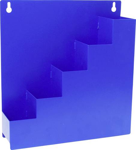 Quadrios 24CA455 Kabelbinder-Ordnungsbox-Wandhalter Blau 5 Fächer (L x B x H) 30 x 8 x 32 cm