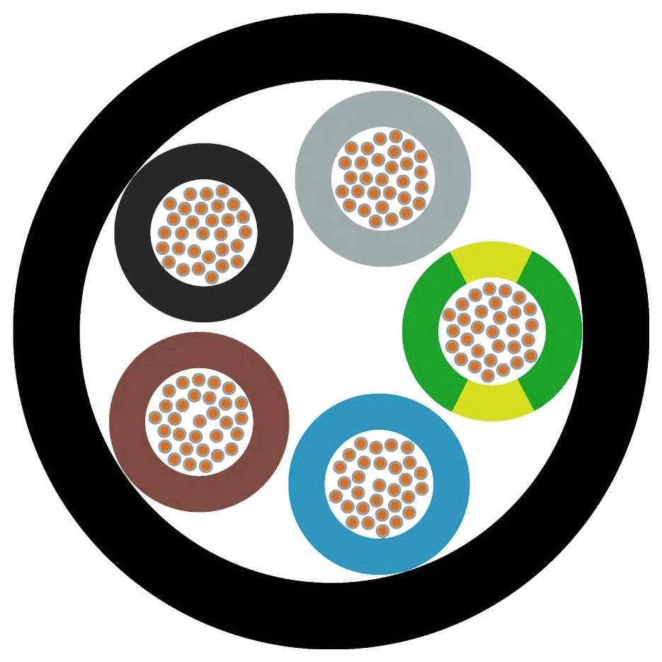 LAPP 00465223/50 Anschlussleitung 4 x 2.5mm² 50m