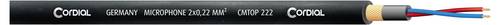 Cordial 10891 Mikrofonkabel 2 x 0.22 mm² Schwarz 100 m