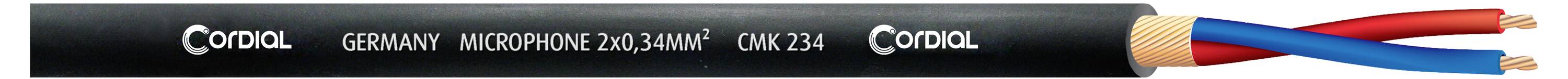 Cordial 13484 Lautsprecherkabel 2 x 0.34mm² Schwarz 100m