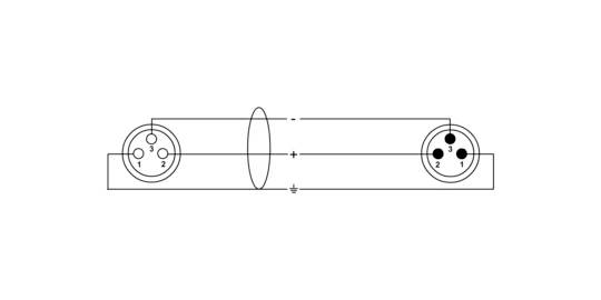 Cordial CML 8-0 FM 5 C XLR Verbindungskabel [8x XLR-Buchse 3 polig - 8x XLR-Stecker 3 polig] 5m Schwarz