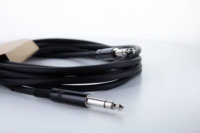 Cordial 14817 Klinke Audio Anschlusskabel [1x Klinkenstecker 6.3mm (stereo) - 1x Klinkenstecker 6.3mm (stereo)] 3m Schwarz