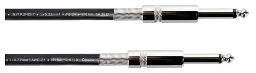 Cordial 14758 Klinke Instrumenten Anschlusskabel [1x Klinkenstecker 6.3 mm (mono) - 1x Klinkensteck
