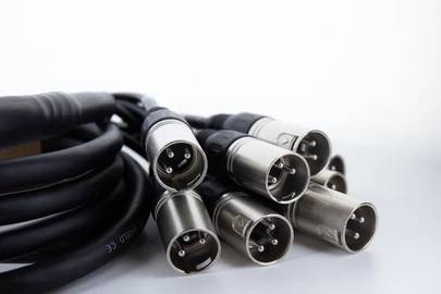 Cordial EFD 3 DMT XLR Verbindungskabel [1x D-SUB-Stecker 25pol. - 8x XLR-Stecker 3 polig] 3m Schwarz
