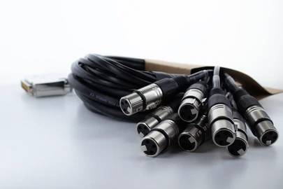 Cordial EFD 5 DFT XLR Verbindungskabel [1x D-SUB-Stecker 25pol. - 8x XLR-Buchse 3 polig] 5m Schwarz