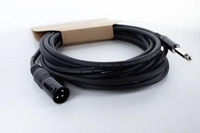 Cordial EM 10 MP XLR Verbindungskabel [1x XLR-Stecker 3 polig - 1x Klinkenstecker 6.3mm (mono)] Schwarz