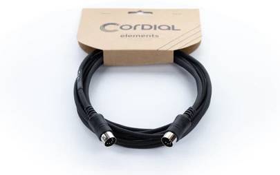 Cordial MIDI Verbindungskabel [1x MIDI-Male - 1x MIDI-Male] 3m Schwarz