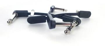 Cordial 14788 Klinke Audio Anschlusskabel [1x Klinkenstecker 6.3mm (mono) - 1x Klinkenstecker 6.3mm (mono)] 0.10m Schwarz