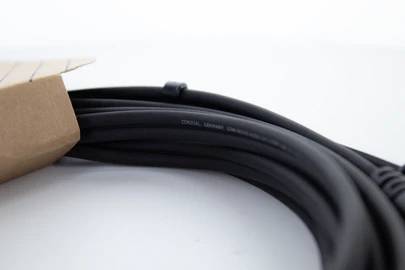 Cordial 14842 Klinke / Cinch Audio Anschlusskabel [2x Klinkenstecker 6.3mm (mono) - 2x Cinch-Stecker] 6m Schwarz PVC-Mantel