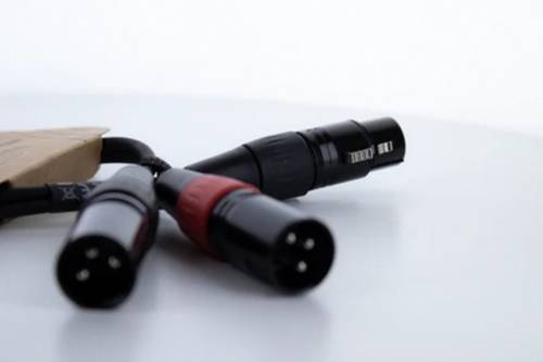 Cordial EY 0,3 FMM XLR Y-Adapter [1x XLR-Buchse 3 polig - 2x XLR-Stecker 3 polig] 0.30 m Schwarz