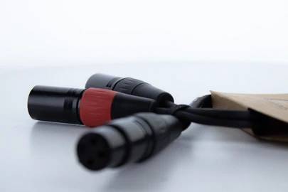 Cordial EY 0,3 FMM XLR Y-Adapter [1x XLR-Buchse 3 polig - 2x XLR-Stecker 3 polig] 0.30m Schwarz