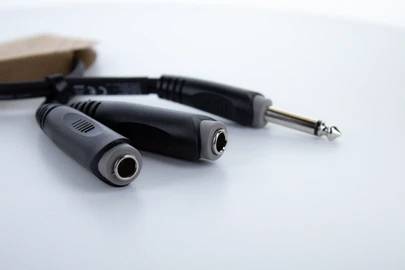 Cordial EY 0,3 PGG XLR Y-Adapter [1x Klinkenstecker 6.3mm (mono) - 2x Klinkenbuchse 6.3mm (mono)]