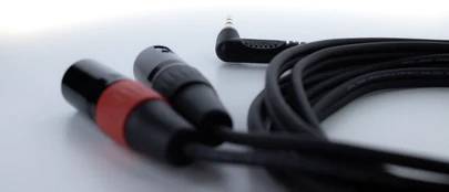 Cordial EY 1,5 WRMM XLR Y-Adapter [1x Klinkenstecker 3.5mm - 2x XLR-Stecker 3 polig] 1.50m Schwarz