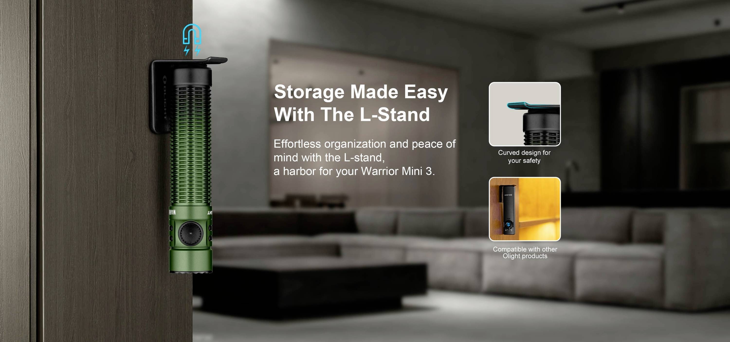 OLight Warrior Mini 3 LED Taschenlampe akkubetrieben 1750lm 165h 122g