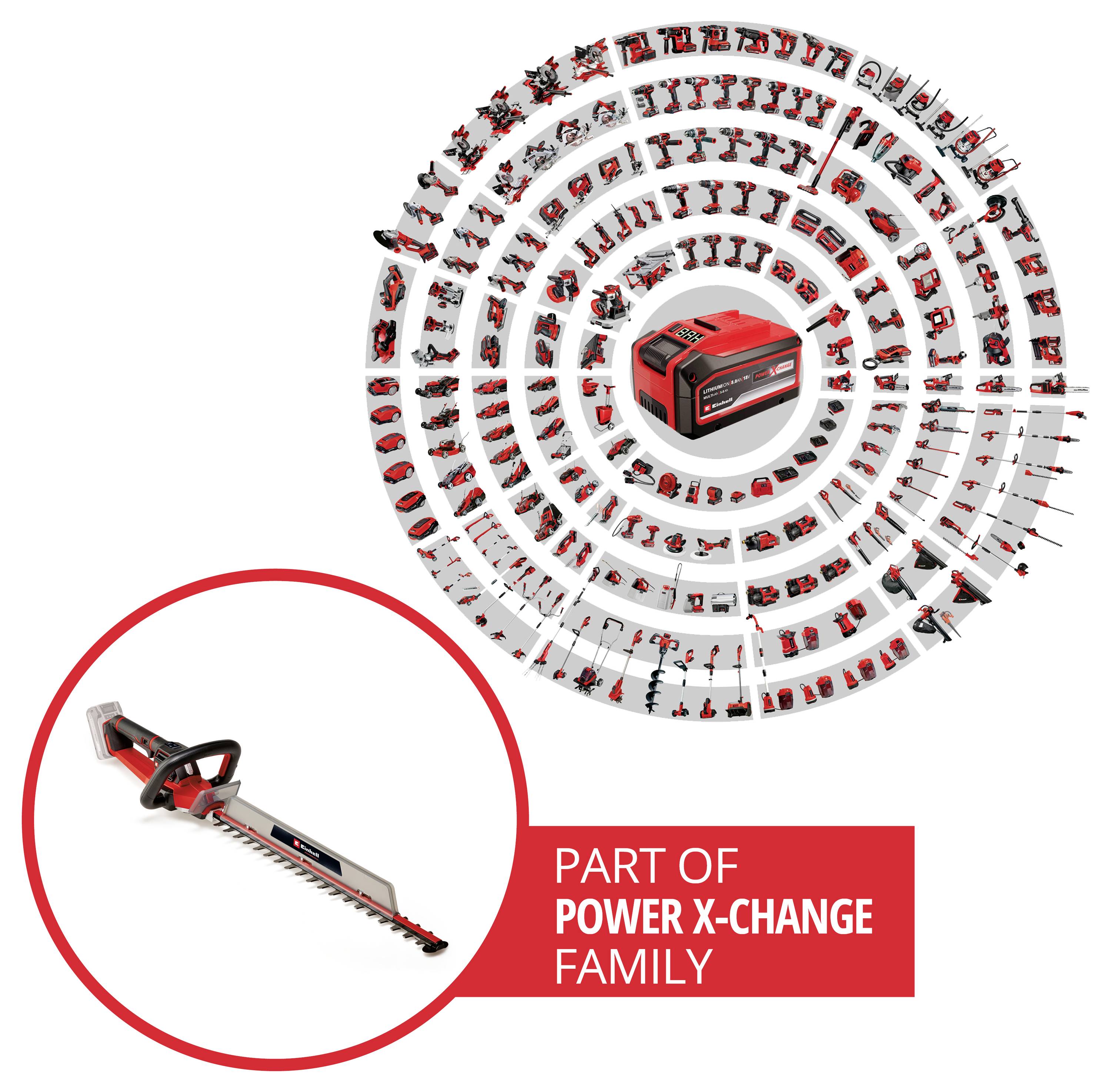Einhell Professional Power X-Change GP-CH 18/61 Li BL-Solo Akku Akku-Heckenschere ohne Ladegerät, ohne Akku 18 W 18 V Li-Ion 670 mm