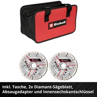 Einhell Professional Power X-Change TP-MA 36/30 Li BL - Solo 4350800 Akku-Mauernutfräse 125mm ohne Akku, ohne Ladegerät, inkl Einhell Professional Power X-Change TP-MA 36/30 Li BL - Solo 4350800 Akku-Mauernutfräse 125mm ohne Akku, ohne Ladegerät, inkl