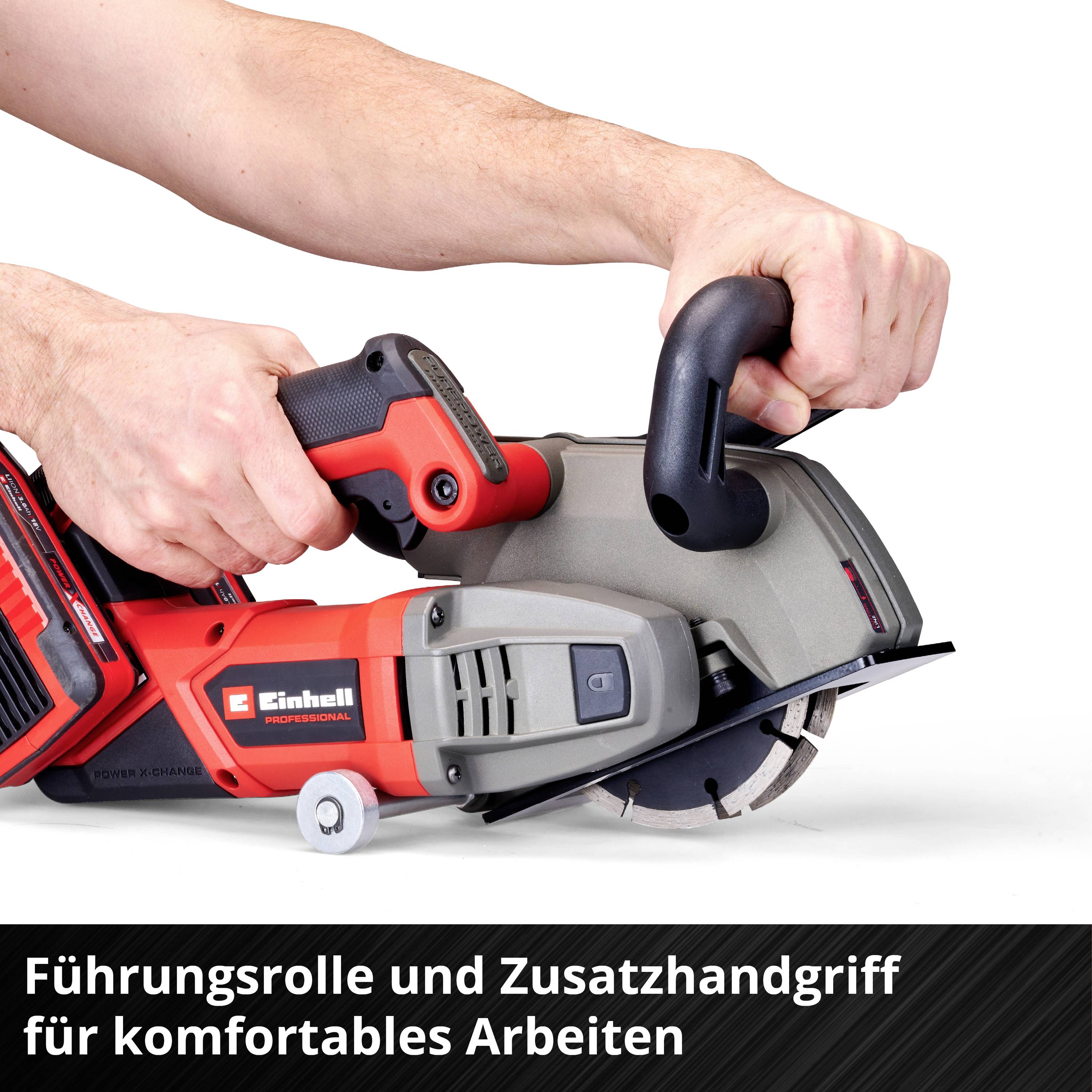 Einhell Professional Power X-Change TP-MA 36/30 Li BL - Solo 4350800 Akku-Mauernutfräse 125mm ohne Akku, ohne Ladegerät, inkl