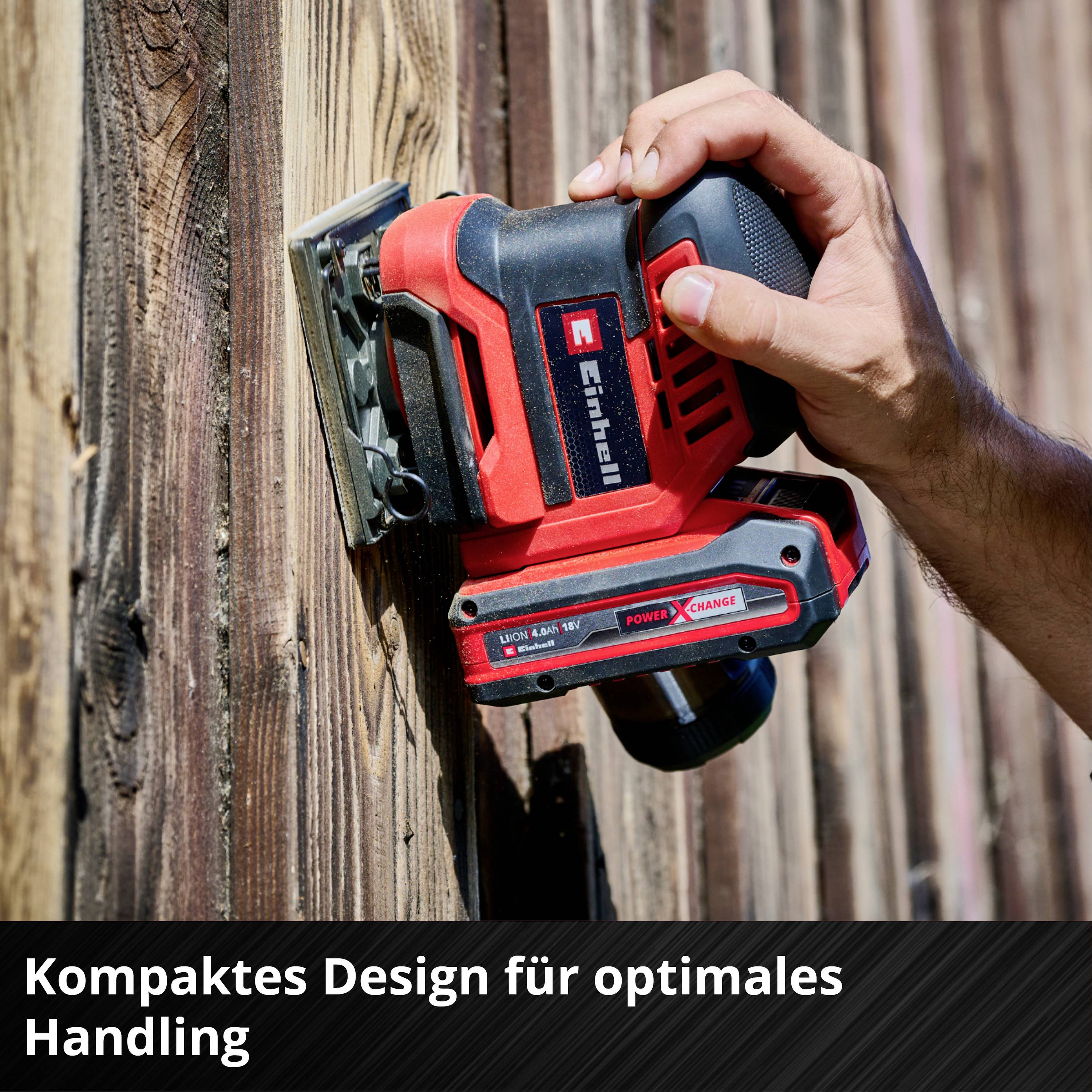 Einhell Power X-Change TE-OS 18/113 3X Li - Solo 4460730 Akku-Deltaschleifer ohne Akku, ohne Ladegerät, inkl. Tasche, mit Zubehör 18 V Anzahl mi