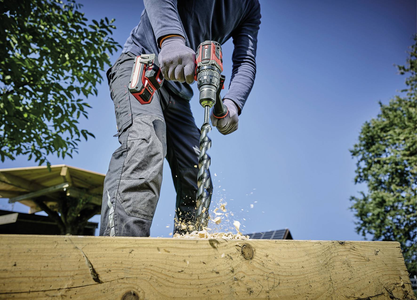 Einhell Professional Power X-Change TP-CD 18/120 Li-i BL - Solo 2-Gang-Akku-Schlagbohrschrauber ohne Ladegerät, ohne Akku