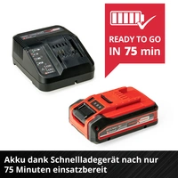 Einhell Power X-Change PXC Starter Kit 4512159 Werkzeug-Akku und Ladegerät 18V 4000 mAh Li-Ion Einhell Power X-Change PXC Starter Kit 4512159 Werkzeug-Akku und Ladegerät 18V 4000 mAh Li-Ion
