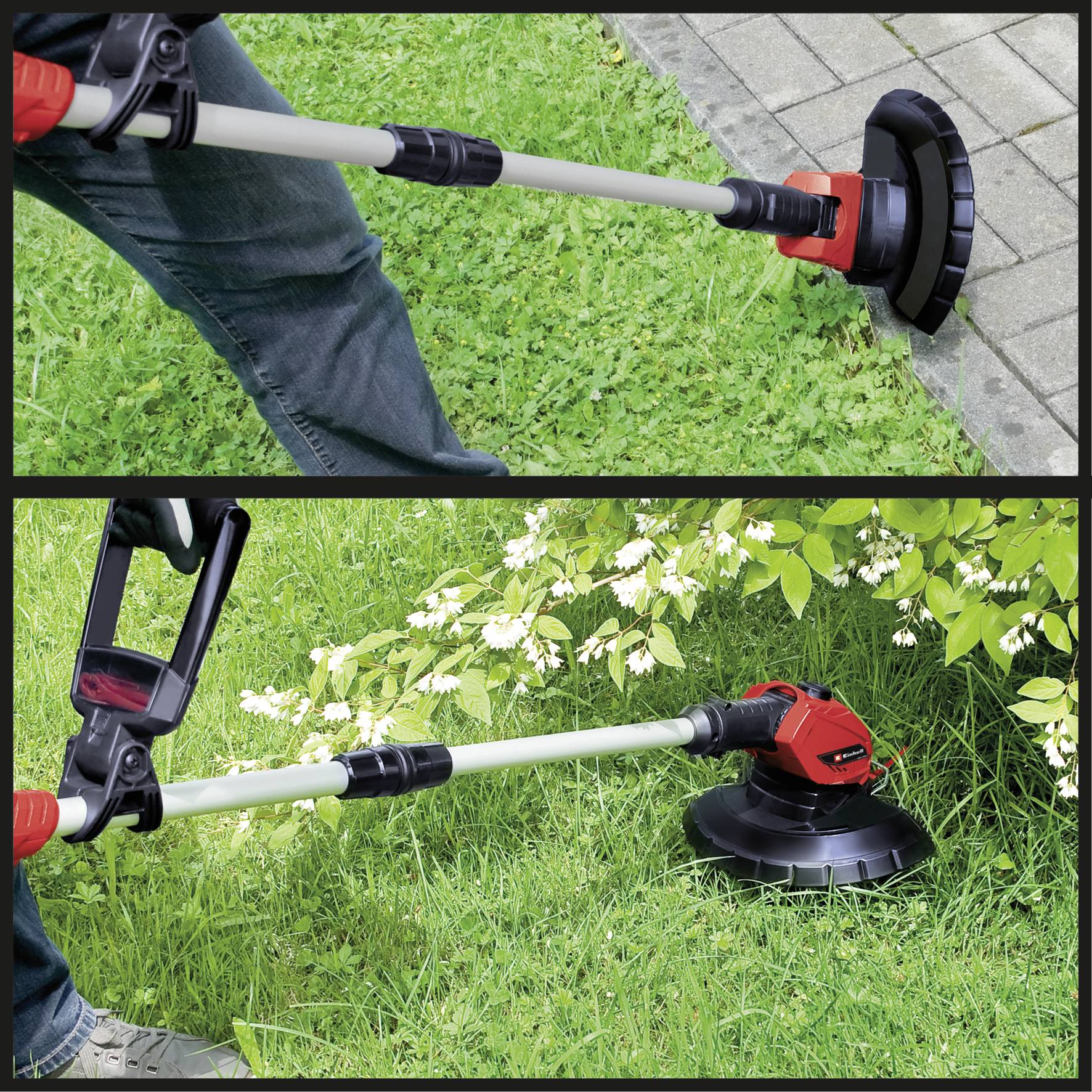 Einhell GE-CT 18 Li (1x 2,5Ah) Akku-Rasentrimmer Akku Akku-Rasentrimmer Einstellbarer Holm 18 V Schnittbreite (max.): 24 cm