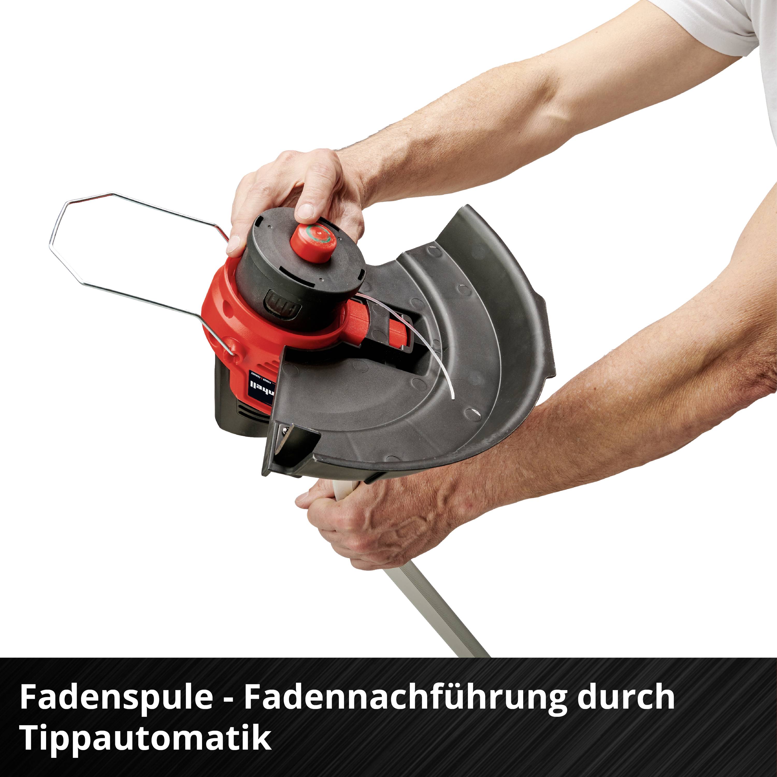 Einhell GE-CT 18/33 Li E-Solo Akku-Rasentrimmer Akku Akku-Rasentrimmer Tragegurt, ohne Akku, ohne Ladegerät, Höhenverstellbarer