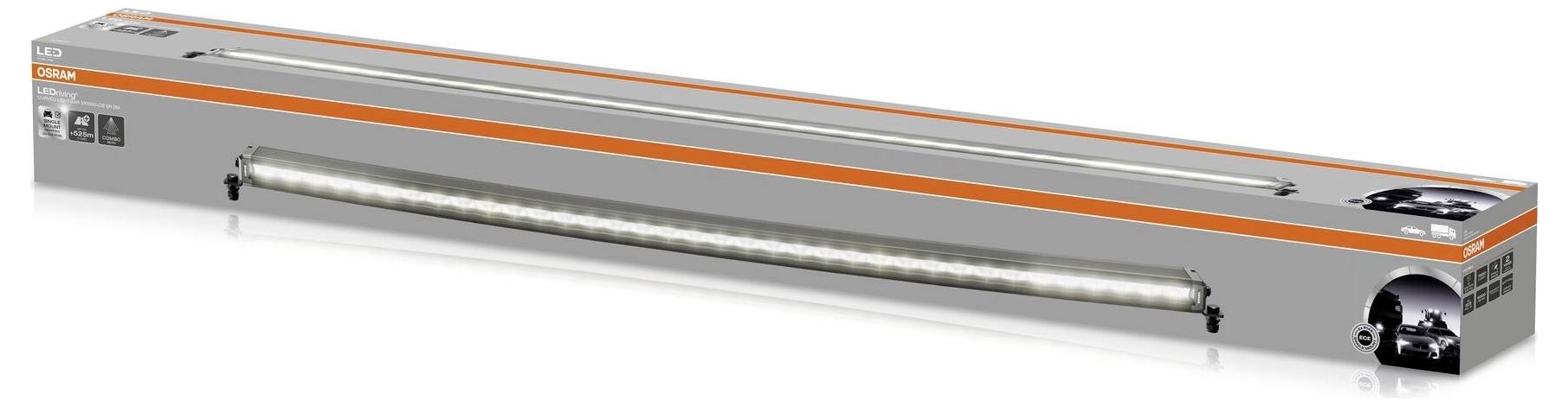 Osram Automotive Fernscheinwerfer LEDDL135-CB SR SM C LEDriving® Curved Lightbar VX1000-CB SR SM R10,2xR149 LED (L x B x H) 1109