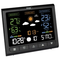 TFA Dostmann CONTRAST 35.1171.01 Funk-Wetterstation Vorhersage für 12 bis 24 Stunden Anzahl Sensoren max. 3 TFA Dostmann CONTRAST 35.1171.01 Funk-Wetterstation Vorhersage für 12 bis 24 Stunden Anzahl Sensoren max. 3