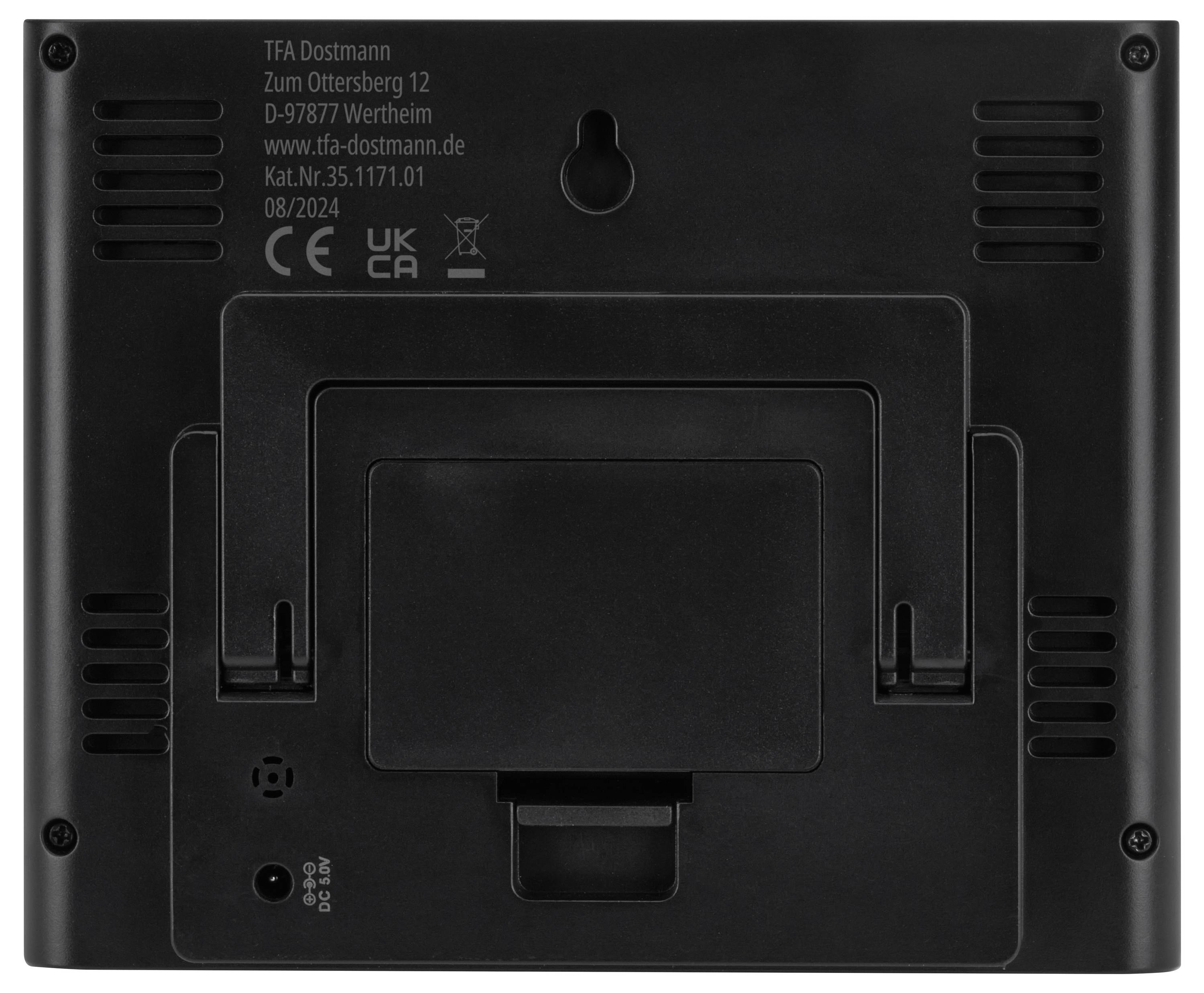 TFA Dostmann CONTRAST 35.1171.01 Funk-Wetterstation Vorhersage für 12 bis 24 Stunden Anzahl Sensoren max. 3