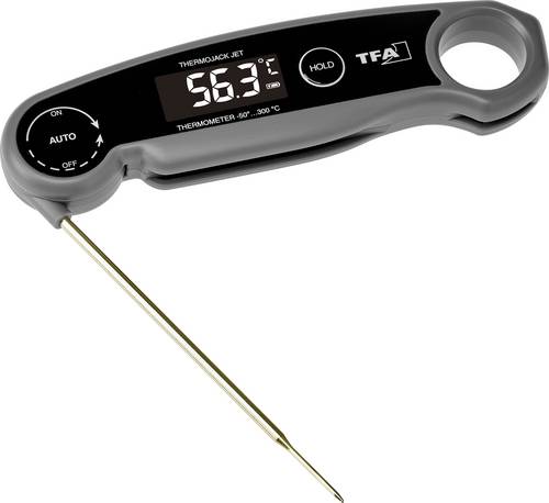 TFA Dostmann 30.1069.10 Küchen-Thermometer Automatisches Abschalten Babykost, Backen, Braten, Burge