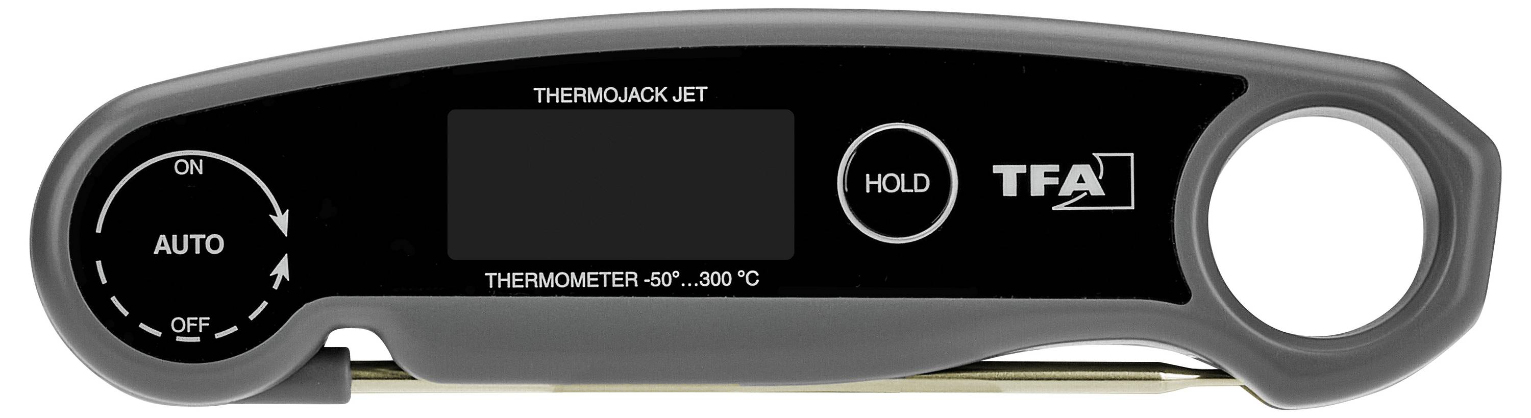 TFA Dostmann 30.1069.10 Küchen-Thermometer Automatisches Abschalten Babykost, Backen, Braten, Burger, Fett, Flüssige Stoffe