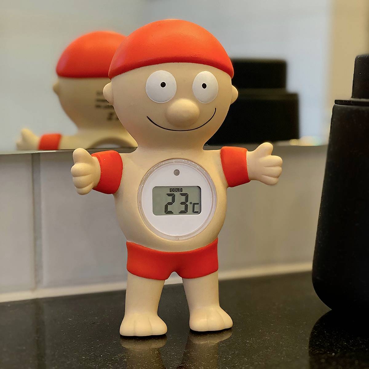 TFA Dostmann BADEMEISTER Badethermometer Rot 30.2032.05