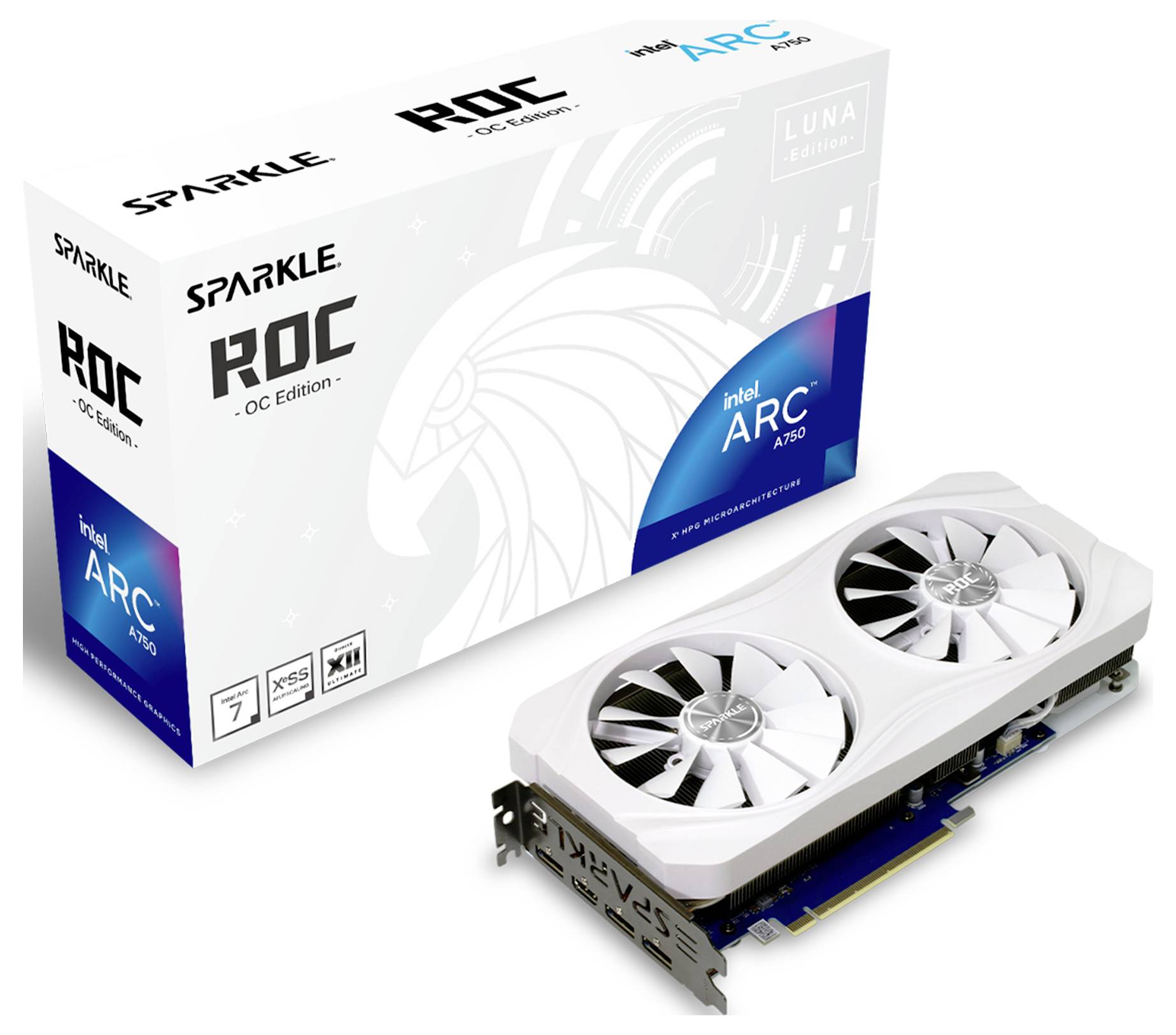 Sparkle Grafikkarte Intel Arc™ A750 Arc A750 8GB GDDR6-RAM DisplayPort, HDMI®