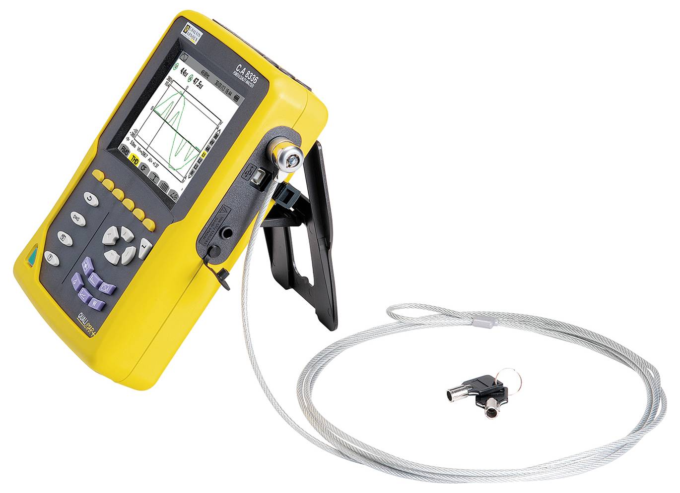 Chauvin Arnoux C.A 8336 Netz-Analysegerät 3phasig Grafisches Display, inkl. Stromzangen, mit Loggerfunktion