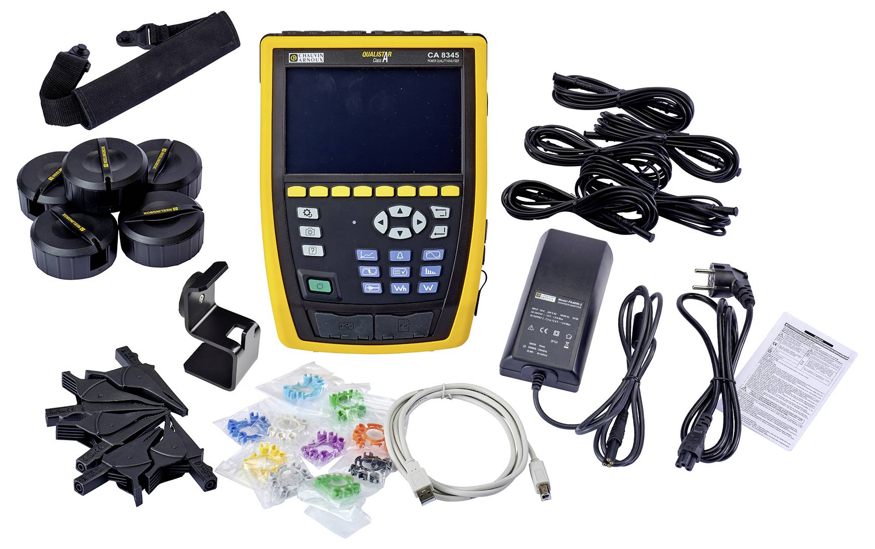 Chauvin Arnoux CA 8345 Netz-Analysegerät 3phasig Grafisches Display, mit Loggerfunktion