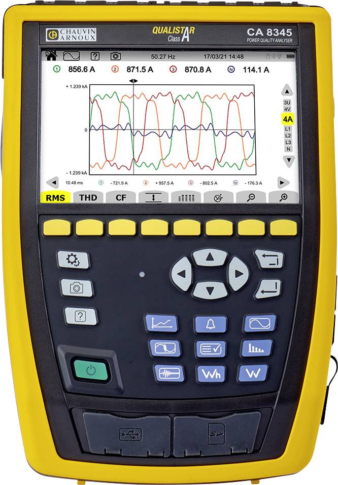 Chauvin Arnoux CA 8345 Netz-Analysegerät 3phasig Grafisches Display, mit Loggerfunktion