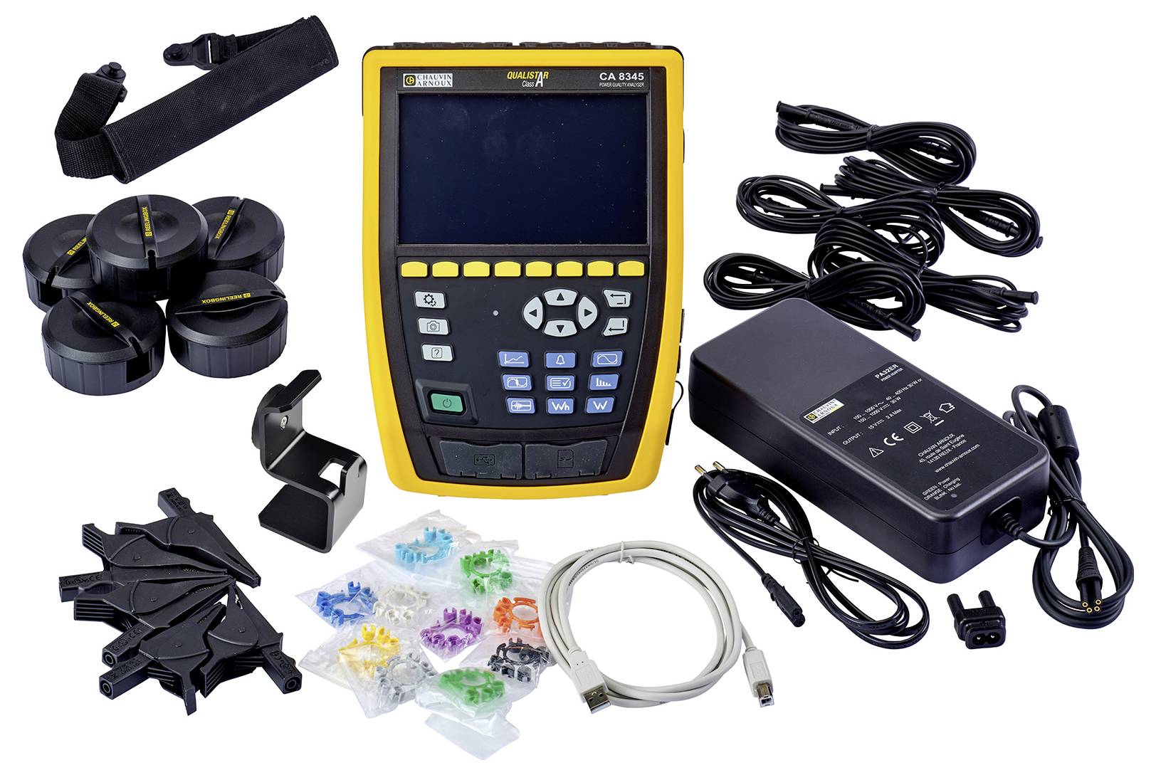 Chauvin Arnoux CA 8345 Netz-Analysegerät 3phasig Grafisches Display, mit Loggerfunktion