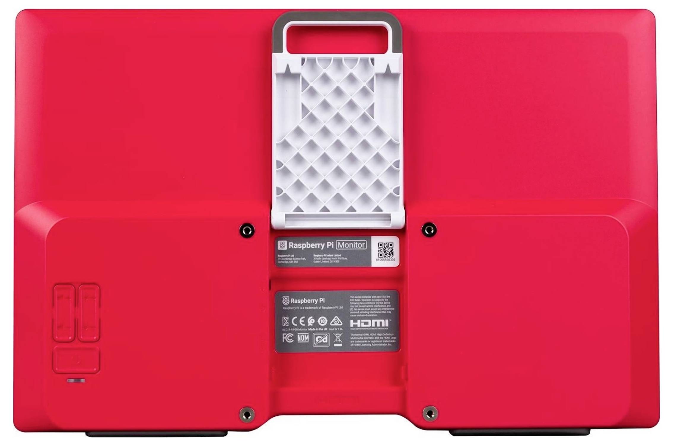 Raspberry Pi® SC0940 LCD-Monitor Rot/Weiß EEK B (A - G) 39.6cm (15.6 Zoll) 1920 x 1080 Pixel HDMI®, USB-C®, Klinke