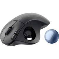 Logitech ERGO M575S Maus Graphit, Blau (metallic) 5 Tasten 2000 dpi Daumenrad, mit Trackball, Geräu Logitech ERGO M575S Maus Graphit, Blau (metallic) 5 Tasten 2000 dpi Daumenrad, mit Trackball, Geräu