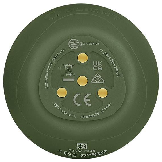 OLight Obulb Pro S 12876 LED-Leuchte LED LED fest eingebaut Grün