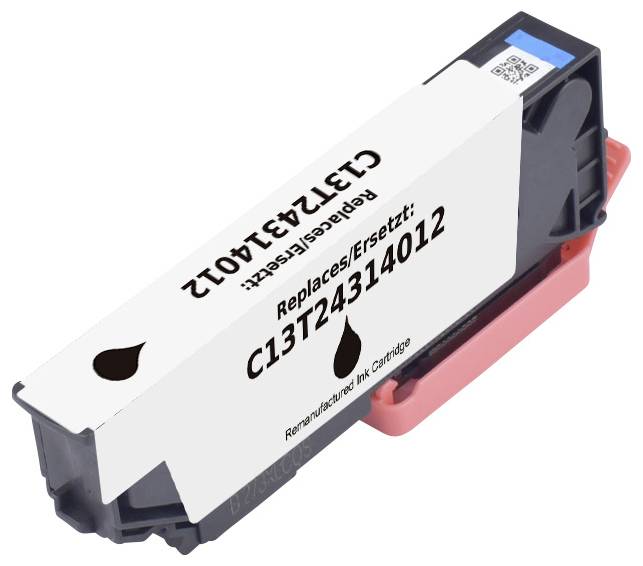 Eine schwarzweiße Druckerpatrone mit der Beschriftung 