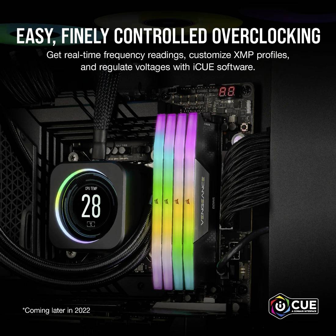 Corsair CMHC48GX5M2X8200C40 PC-Arbeitsspeicher Modul DDR5 48 GB 2 x 24 GB 8200 MHz 288pin DIMM CL40 CMHC48GX5M2X8200C40
