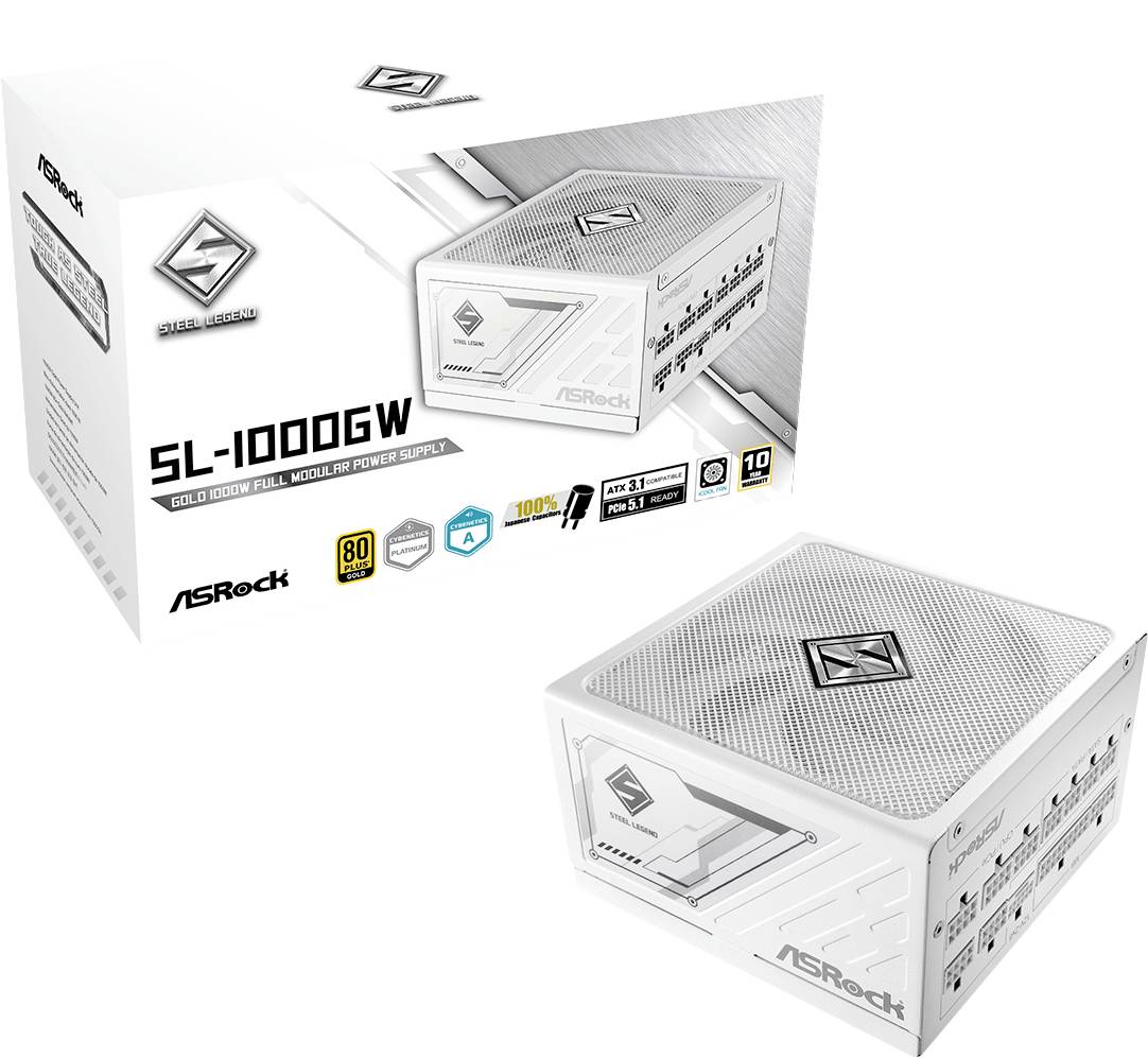 ASRock Steel Legend SL-1000GW PC Netzteil 1000 W ATX 80PLUS® Gold